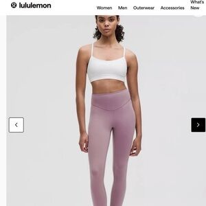Lululemon wonder under smooth, cover high-rise tight
